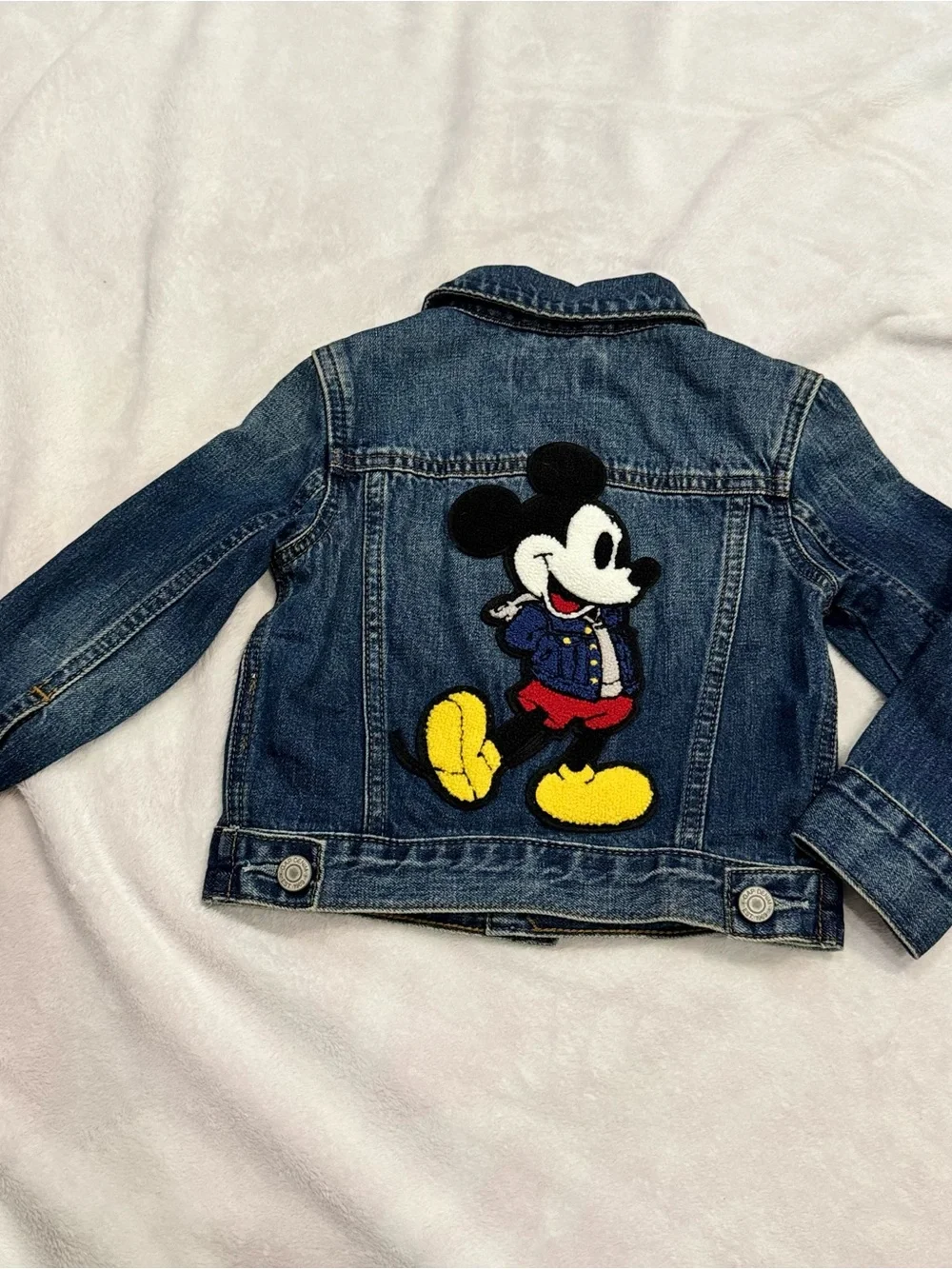 Disney Mickey Mouse Baby Gap Denim Jacket Size 2T #y2k #streetwear